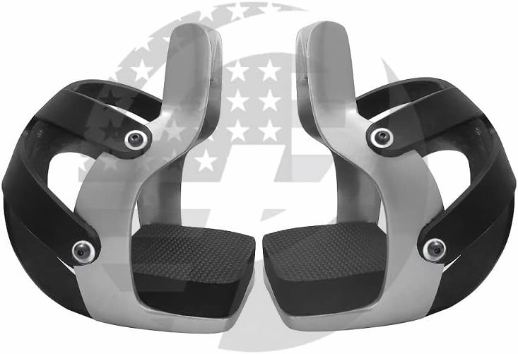 Aluminum Endurance Ride Cage Safety Horse Stirrups Silver with Removable Cage