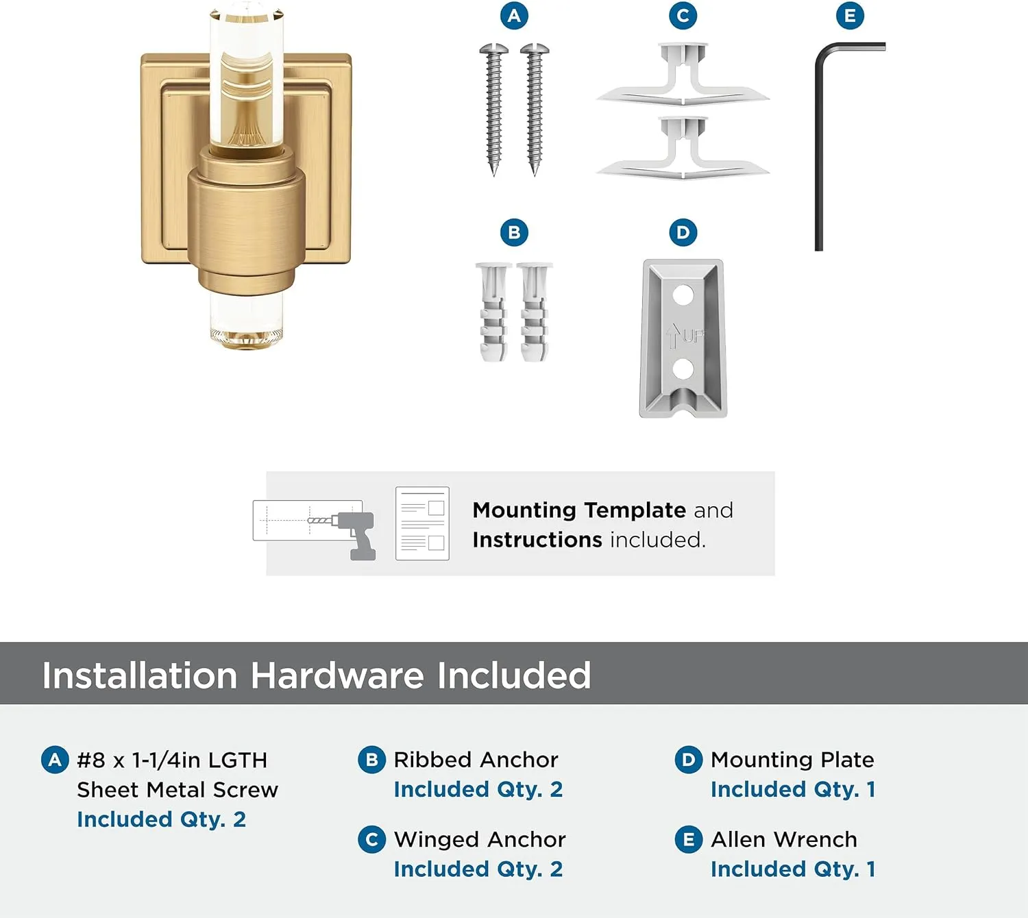 Amerock BH36060CCZ | Clear/Champagne Bronze Single Robe Hook | 2-15/16 in. (75 mm) Length Towel Holder | Glacio | Towel Hook for Bathroom | Bathroom Hardware | Bath Accessories
