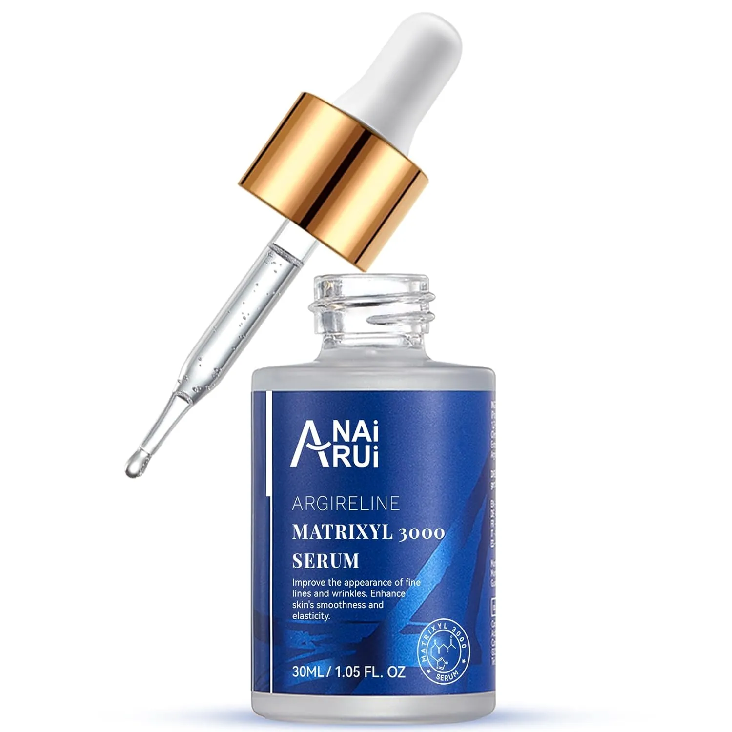 ANAI RUI Matrixyl 3000   Argireline Serum with Hyaluronic Acid - Reduce Fine Line - Facial Skin Serum,Peptide Complex Serum1.05 Fl.oz