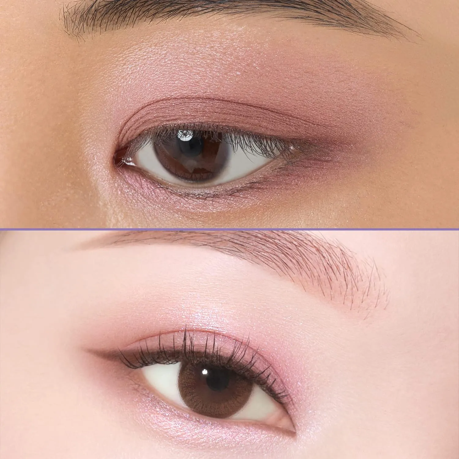 ANNA SUI - Eye Color Compact - Two-Tone Eye Shadow Fillers for Eyeshadow Palette - Pink and Brown Long-Lasting Eye Makeup - 05 Sorbet x Azuki Red Beans - 0.05 oz.