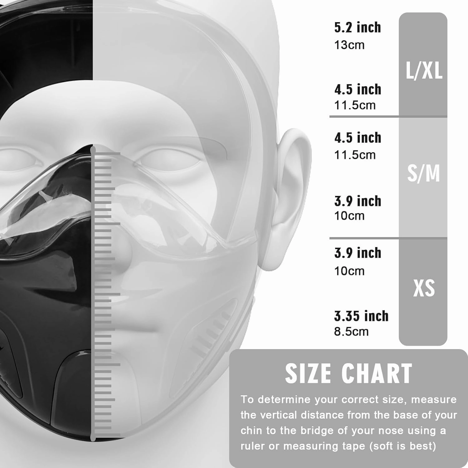 ANSUN Snorkel Mask Full Face, Snorkeling Gear for Adults with Safety Breathing System and Dry Top System, 180° Panoramic View Snorkeling Mask with Silicone Anti-Fog Anti-Leak