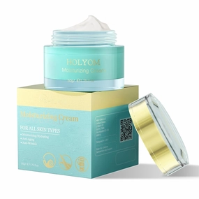 Anti-Aging Face Moisturizer - Daily Repair Facial Moisturizing Cream for Wrinkles & Fine Lines Moisturizer Face Cream, 1.75 Fl Oz (Blue)
