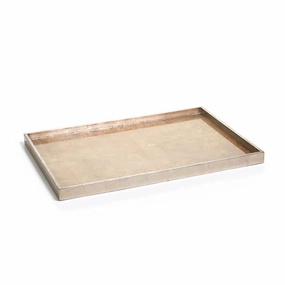 Antique Gold & Silver Tray - Large