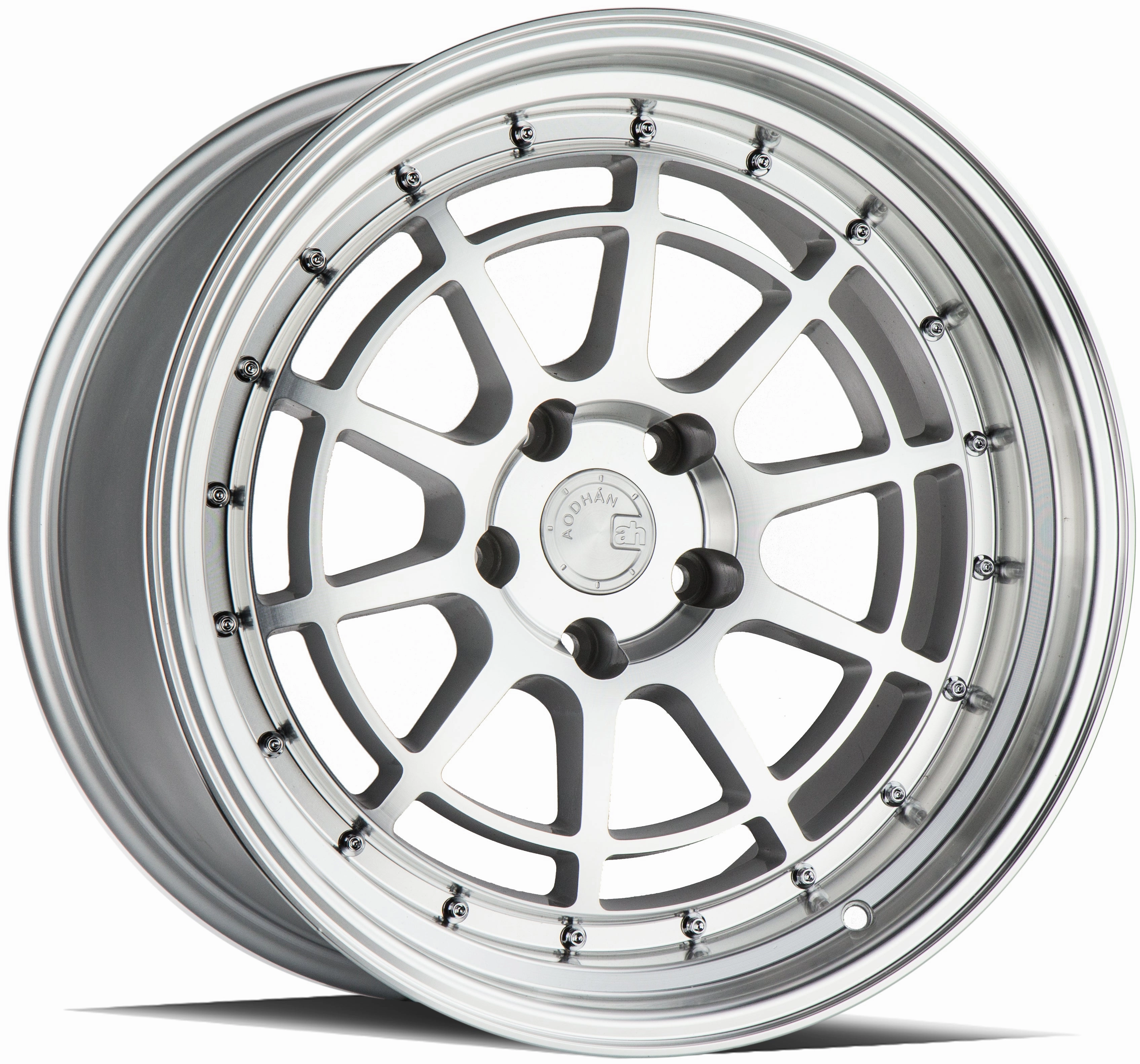 Aodhan Wheels AH04 Silver w/ Machined Lip