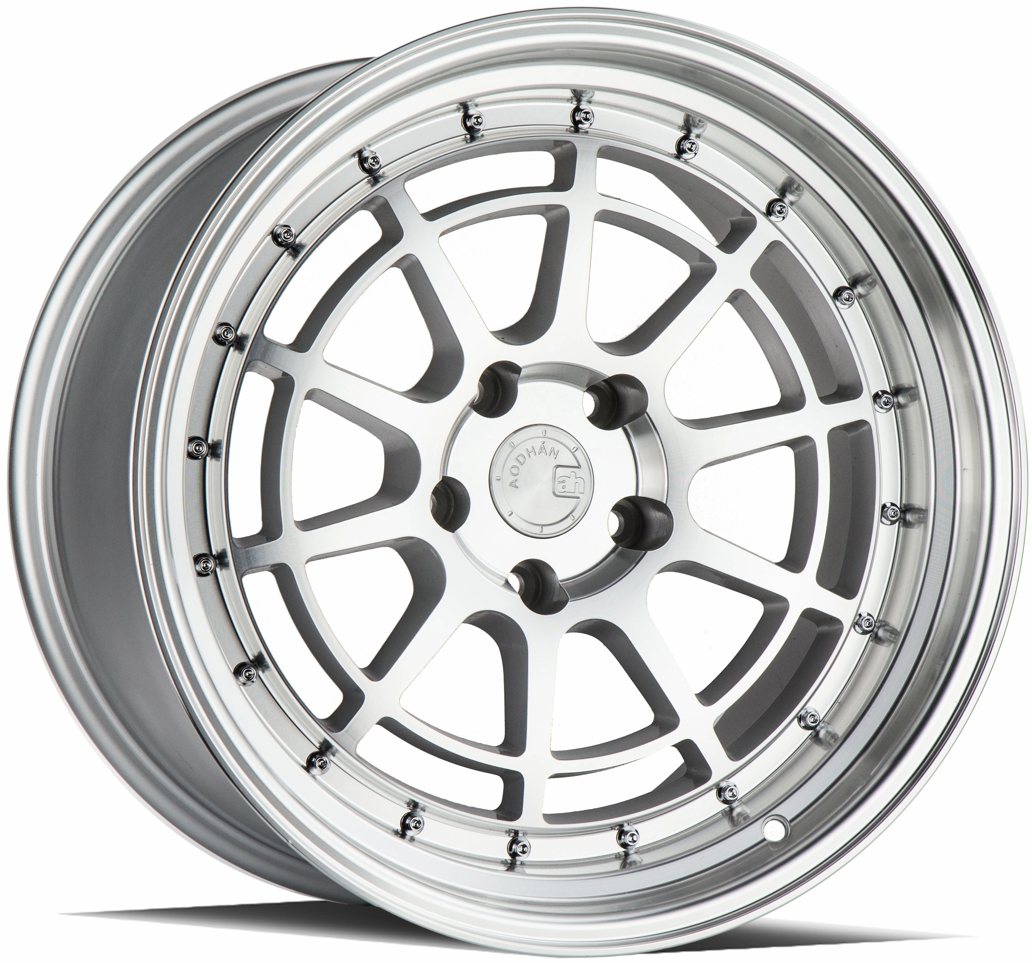 Aodhan Wheels AH04 Silver w/ Machined Lip