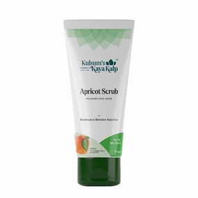 Apricot Scrub For Blackheads & Blemishes Reduction | Ideal For Men & Women | With Apricot | For All Skin Types | 70gm