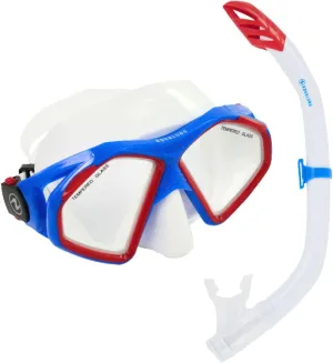 Aqualung Hawkeye Snorkel Mask Combo (Blue/Red)