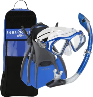 Aqualung Sport Trooper LX/Zulu LX/Bolt Snorkeling Set with Bag