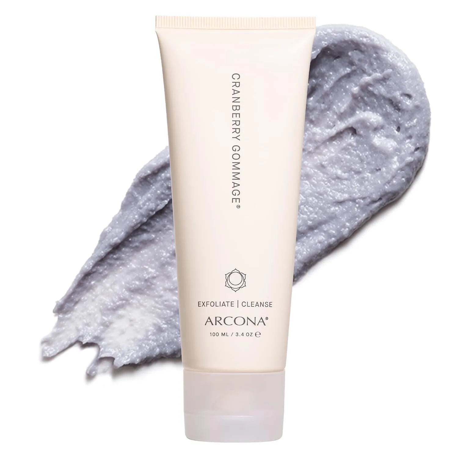 Arcona Cranberry Gommage - Award Winning Natural Exfoliating Face Scrub for Deep Cleansing & Pore Refining - Facial Scrubs for Women, Exfoliation with Enzymes & Minerals, 3.4 oz, Made In The USA