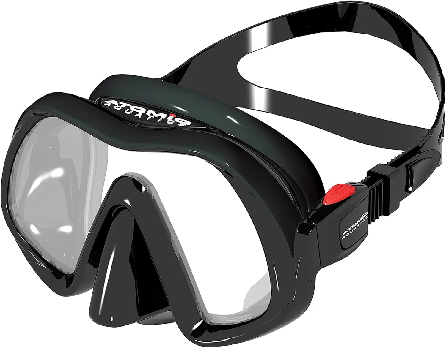 ATOMIC Aquatics Venom Frameless Scuba Diving Mask with Rigid Silicone Skirt | Comfortable Ultra-Clear Swimming Mask for Scuba Diving & Snorkeling