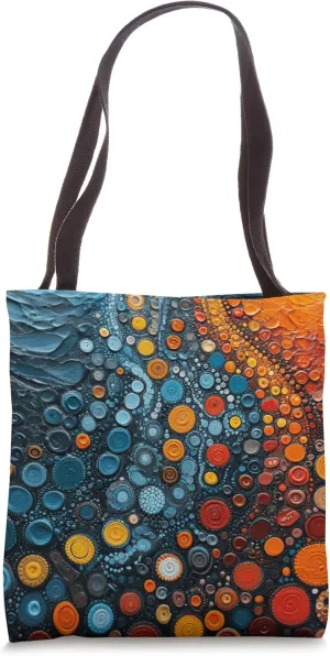 Australian Aboriginal Dot Painting Art Tote Bag