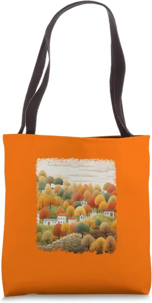 Autumn Retreat Hillside Serenity Vibes Tote Bag