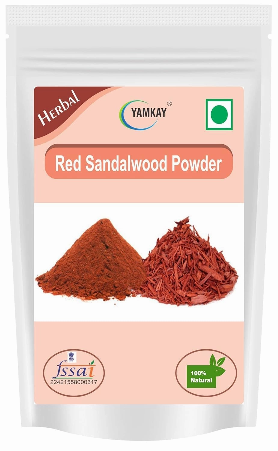 Ayurvedic Red Sandalwood Powder - Raktha Chandan | 100% Pure & Natural Sandalwood Powder | Traditional Ayurvedic Remedy | Premium Quality (Red Sandal Wood, 300 GM)