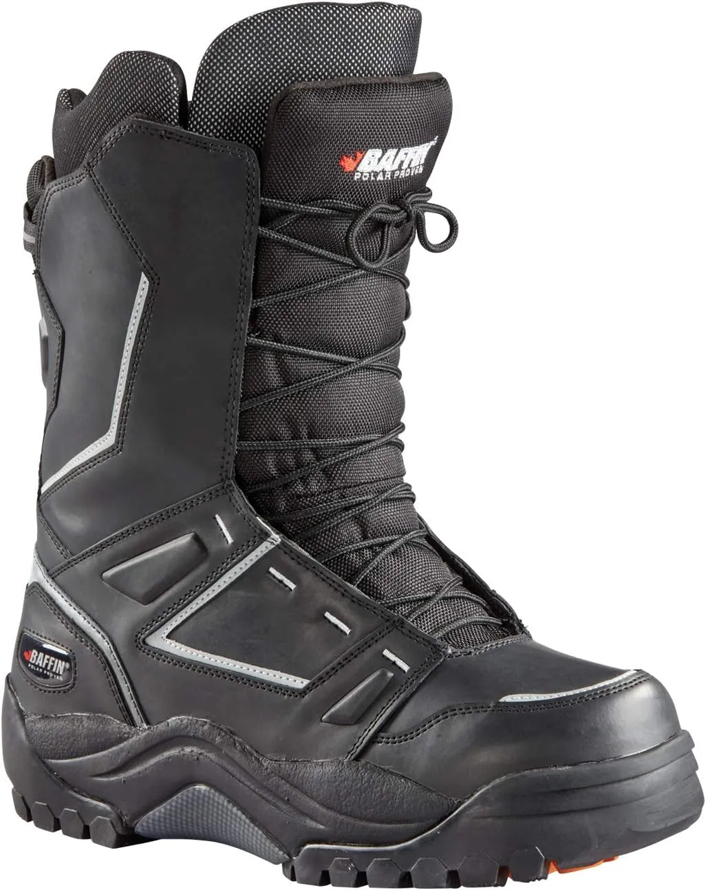 Baffin Men's Powder Boot, Black/Silver -