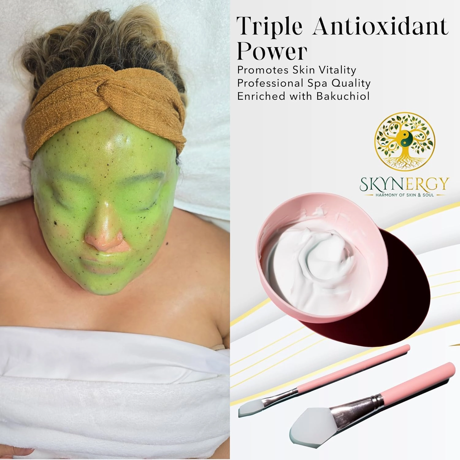 Bakuchiol Rejuvenation Jelly Face Mask | HydroGlo Jelly Mask for Skin Hydration | Radiance and Reduced Pigmentation | Vajafacial Jelly Mask | 12 Applications (30 Fl Oz)