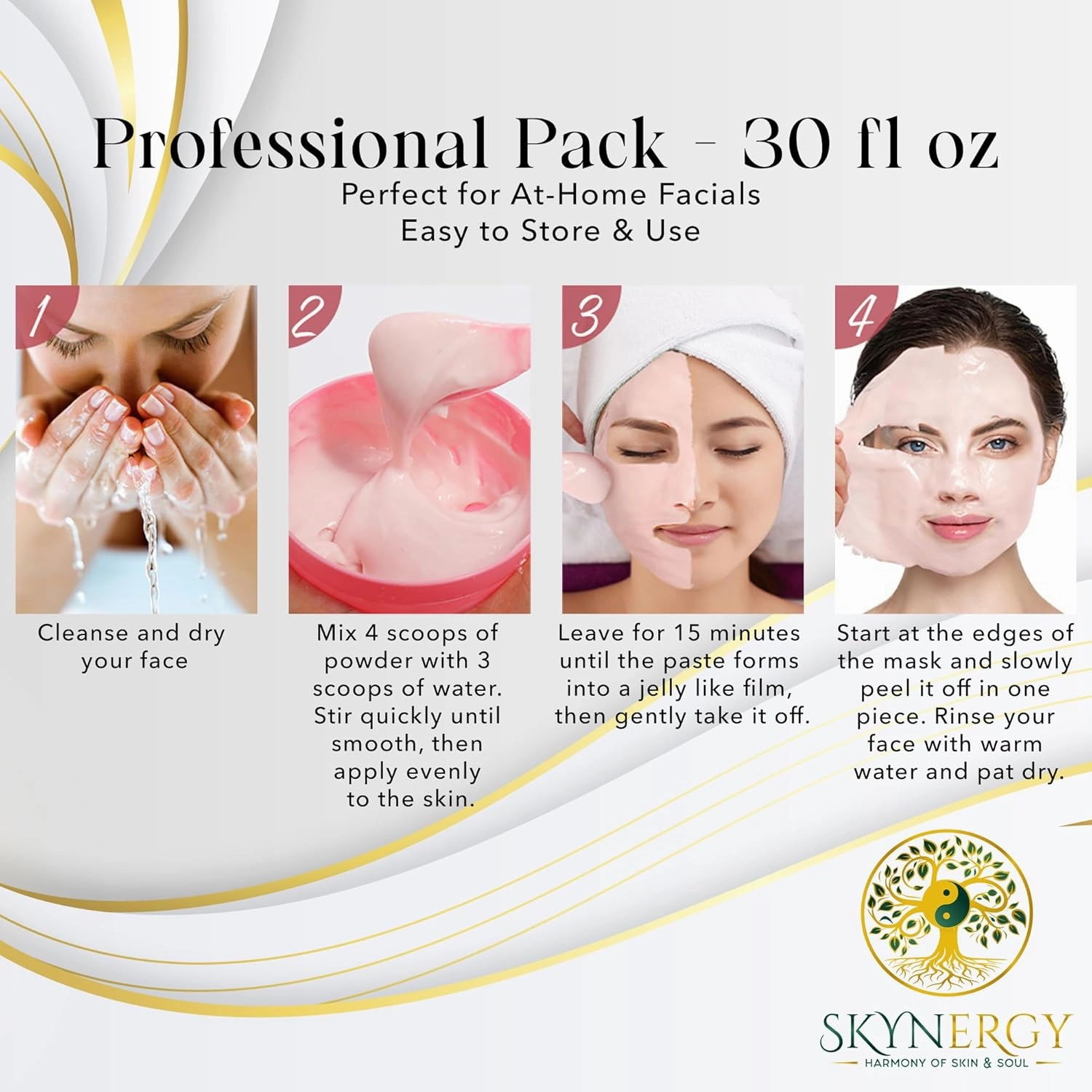 Bakuchiol Rejuvenation Jelly Face Mask | HydroGlo Jelly Mask for Skin Hydration | Radiance and Reduced Pigmentation | Vajafacial Jelly Mask | 12 Applications (30 Fl Oz)