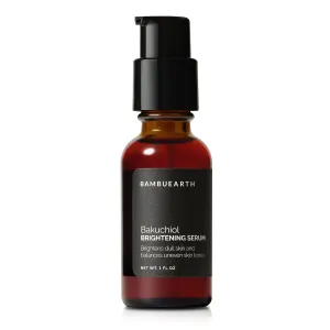 Bambu Earth Bakuchiol Brightening Serum, Retinol Alternative Skin Care (1 Fl Oz) - Organic Ingredients, Rosehip Seed Oil, Buriti Oil, Sea Buckthorn & Antioxidants - Anti Aging Skin Serum for Face