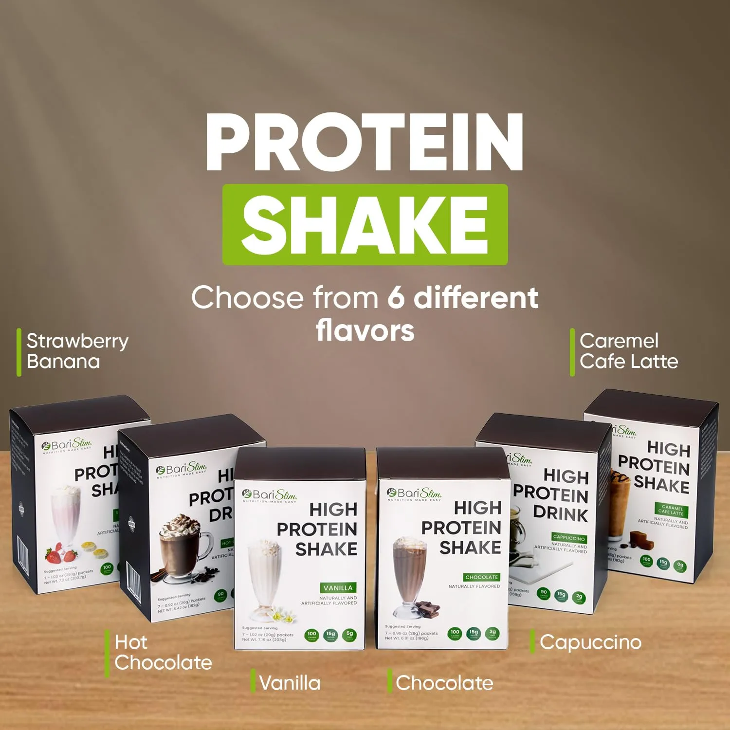 BariSlim High Protein Shake - Delicious & Nutritious Meal Replacement Shake - Low Sugar & Carb - Formulated for Bariatric Patients & Post-Weight Loss Surgery Support | Strawberry Banana Shake (9 oz)
