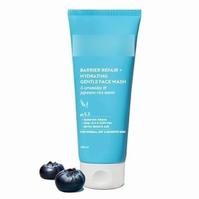 Barrier Repair   Hydrating Gentle Face Wash With Probiotic| Face Wash For Dry Skin,Normal Skin&Sensitive Skin|Gently Cleanses From Dirt&Oil For Unisex,100Ml