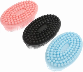 Beaupretty 3pcs Moisturizing Cream Rechargeable Body Bath Scrubbers Face Cleansing Brush Manual Power Scrubber Exfoliating Body Scrub Cleaner Cleaning Products St Face Scrub Bristle Razor Abs