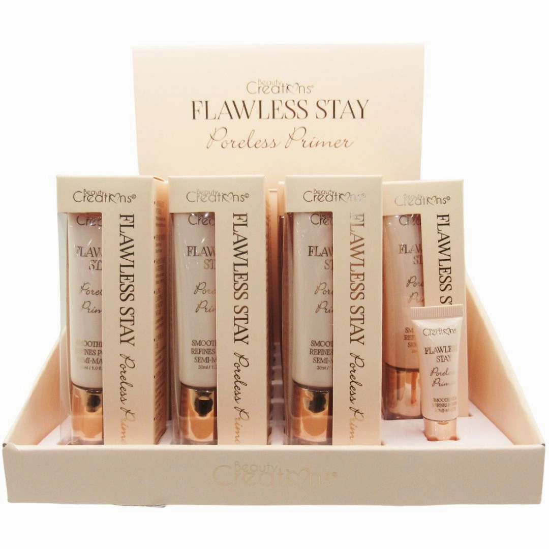 Beauty Creations Flawless Stay Poreless Primer - Wholesale Display 23 Units (PF01)
