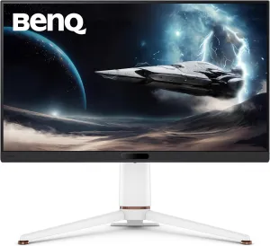 BenQ MOBIUZ EX271U 27” 4K eARC 165Hz 1ms DP 1.4 HDMI 2.1 65W USB-C Gaming Monitor, 95% P3, DisplayHDR 400, Freesync Premium, KVM, Pixsoul Engine, Remote Controller