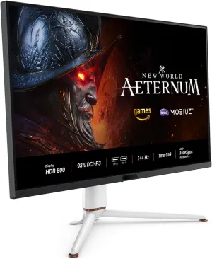 BenQ MOBIUZ EX381U 38” 4K eARC 144Hz 1ms DP 1.4 HDMI 2.1 90W USB-C Gaming Monitor, 98% P3, DisplayHDR 600, Freesync Premium Pro, KVM, Pixsoul Engine, Remote Controller