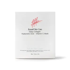 Beverly Hills Dermatology - Deep Collagen Face Mask, Hyaluronic Acid and Vitamin C, All Skin Types, 5 Pack