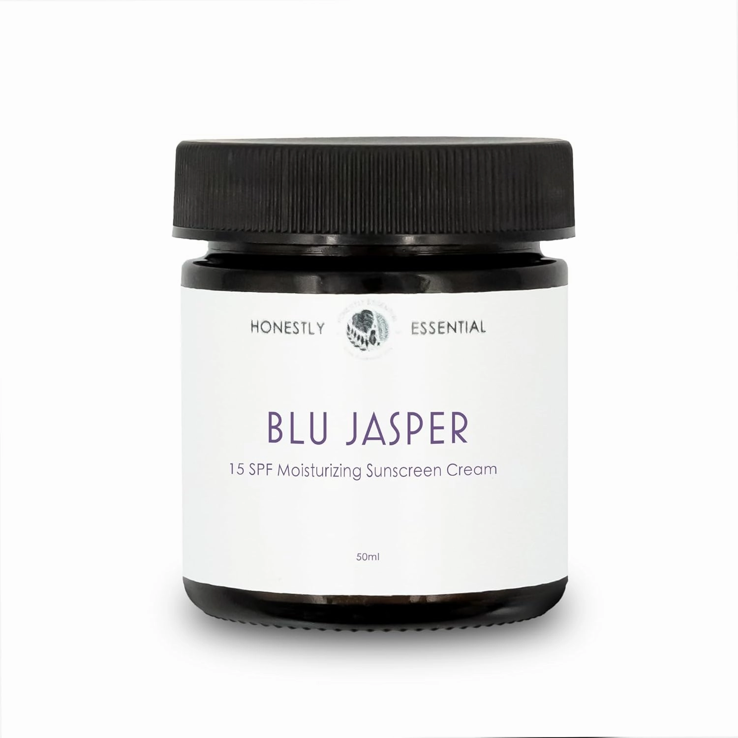 Blue Jasper Face and Body Moisturizer for Women with SPF | Natural Facial Moisturizing Lotion with Aloe Vera & Jojoba | Hydrating Face Cream with SPF for Nourished Skin | 2oz
