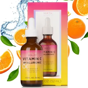 Brightening Face Moisturizer W/Vitamin C   Hyaluronic Acid | Collagen Peptides Firming Neck & Face Cream | Facial Moisturizer Eye Cream | Anti Aging Face Lotion For Women, 2.5 Fl Oz