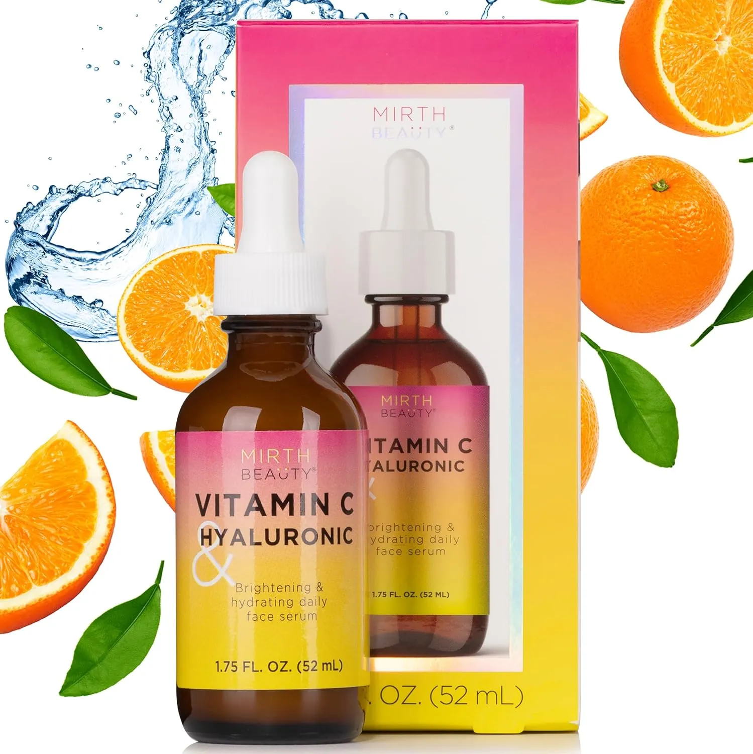 Brightening Face Moisturizer W/Vitamin C   Hyaluronic Acid | Collagen Peptides Firming Neck & Face Cream | Facial Moisturizer Eye Cream | Anti Aging Face Lotion For Women, 2.5 Fl Oz