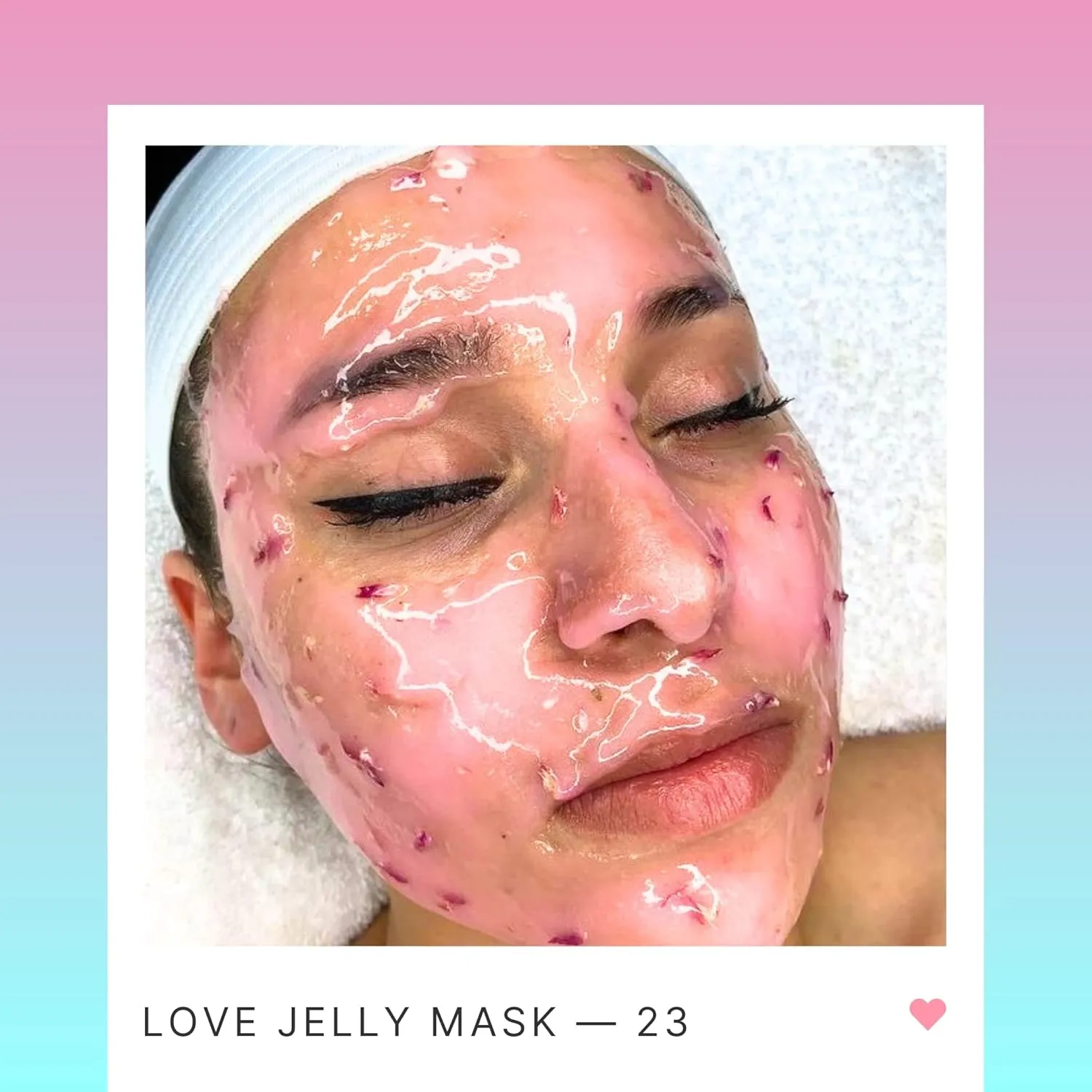 BRÜUN Jelly Mask Jar 24k Gold Mandelic AC AHA Peel-Off Face Care Rubber Mask | 23 fl oz Skin Care Moisturizing Gel Mask Jar Spa Set