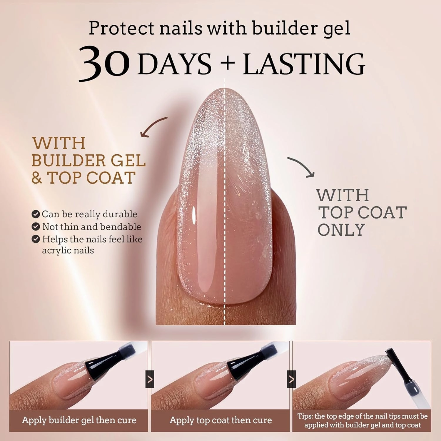 BTArtboxnails XCOATTIPS Press on Nails - Cat Eye Christmas Press on Nails, French Tip Nails Long Coffin Nail Tips, Soft Gel Nails False Nail, Soak Off Acrylic Fake Nails Extensions
