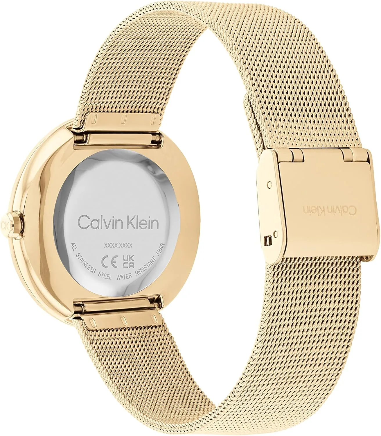Calvin Klein Women's Twisted Bezel - 34mm 2H Quartz Watch - Stainless Steel Bracelet - Water Resistance 30 Meters - Minimalistic Style – Premium Fashion - Gift for Her