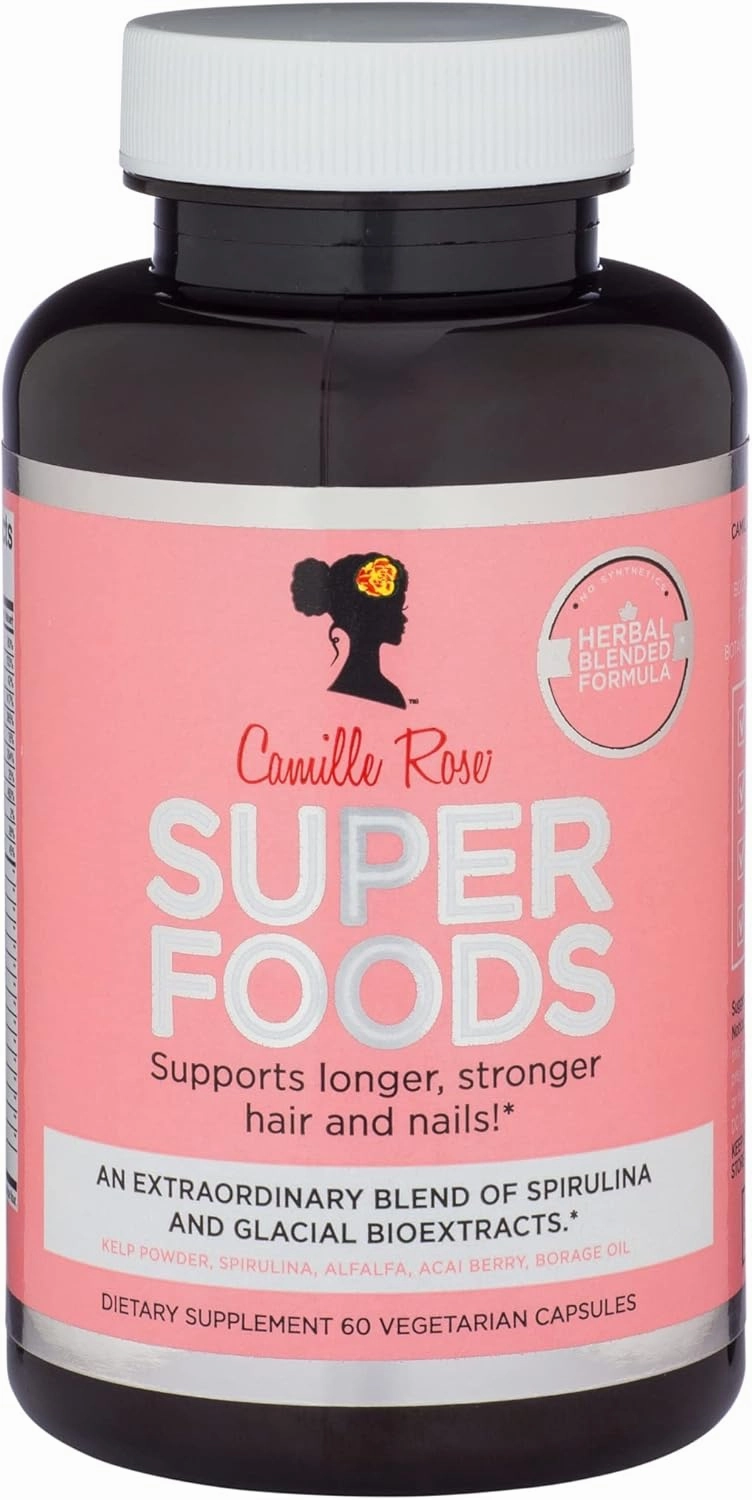 Camille Rose Super Foods Hair & Nail, 60 ct