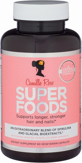 Camille Rose Super Foods Hair & Nail, 60 ct
