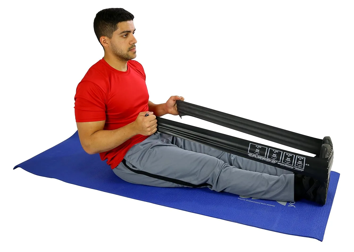 CanDo 10-5925 AccuForce Exercise Band, 50 yd Roll, Black-X-Heavy