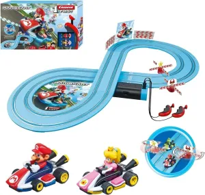 Carrera of America Inc - Mario Kart - Carrera First - Mario Vs Peach 1/50 Slot Car Set