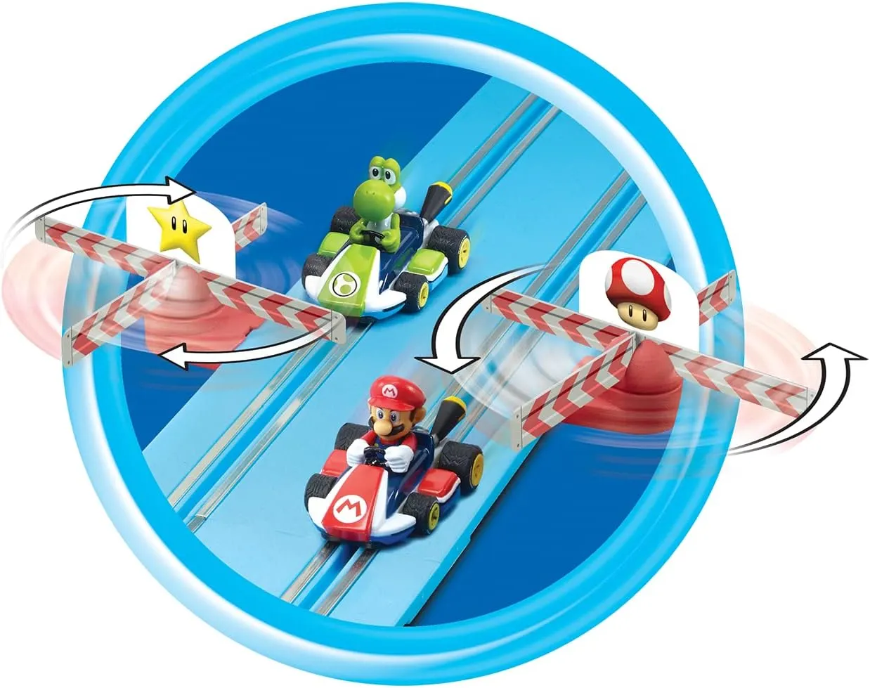 Carrera of America Inc - Mario Kart - Carrera First - Mario Vs Peach 1/50 Slot Car Set