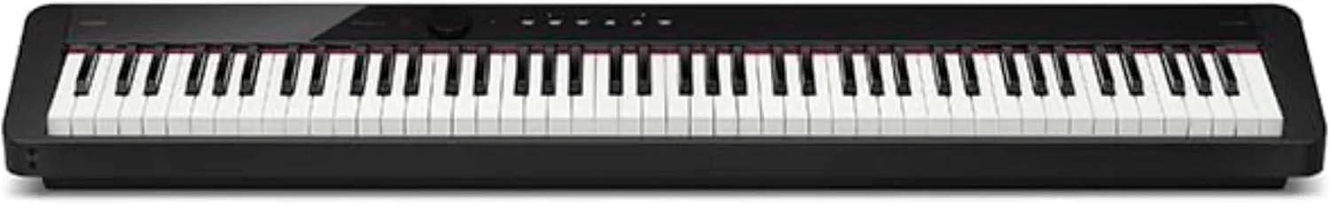 Casio Privia PX-S1100 – 88-Key Touch-Responsive Weighted Digital Piano | Ultra-Portable | Superior Sound | German Grand Tone, Bluetooth, Casio Music Space App | Gloss Black Finish
