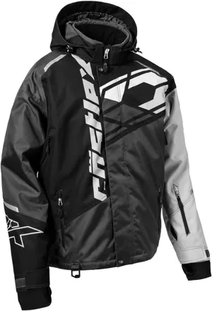 Castle X Men's Code G4 Jacket (Charcoal/Black/Silver - 2X-Large)