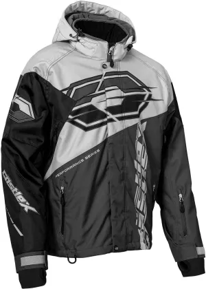 Castle X Men's Code Jacket in Silver/Charcoal/Black, Size XX-Large
