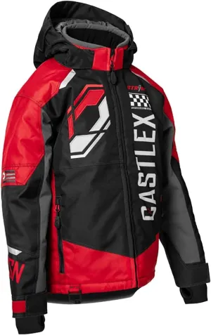 Castle X Youth Strike G5 Jacket (Red/Black/Silver - Large)