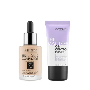 Catrice | HD Foundation 10 & The Mattifier Oil-Control Primer | Full Coverage Makeup | Vegan & Cruelty Free