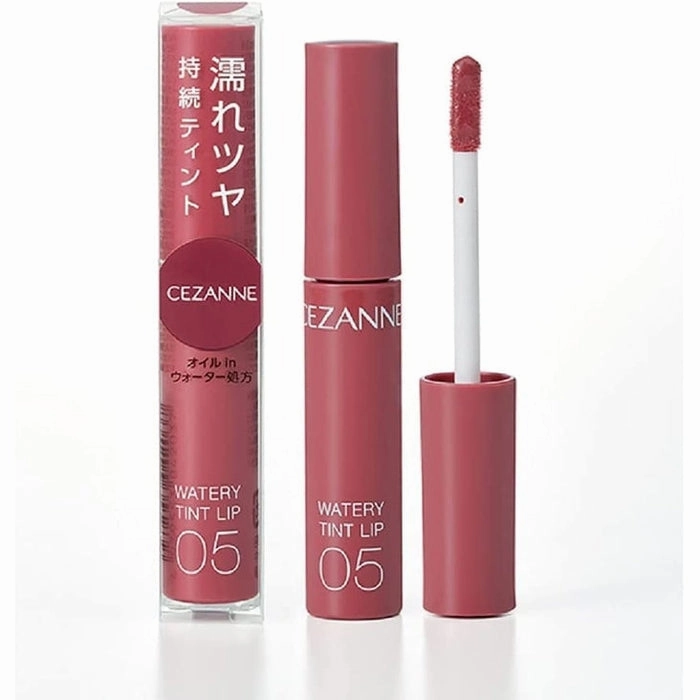 CEZANNE Watery Lip Tint - Lip gloss-tint, color: 05 Plum Red 4g [With alcohol]