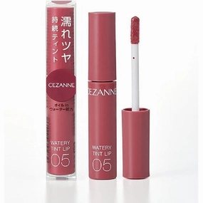 CEZANNE Watery Lip Tint - Lip gloss-tint, color: 05 Plum Red 4g [With alcohol]