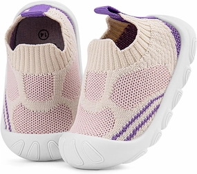 Charrost Toddler Baby Girl Boy First Walking Shoes Checkered Sneakers Sizes 3/4/5/6/7/8T. Soft, Cute,Flexible for First Walkers. Non-Slip, Slip On, Wide Toe Box Indoors Outdoors