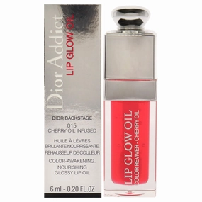 Christian Dior Dior Addict Lip Glow Oil - 015 Cherry Lip Oil Women 0.2 oz, Glossy finish