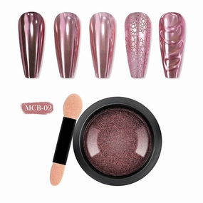 CHROME POWDER #2 ROSE GOLD