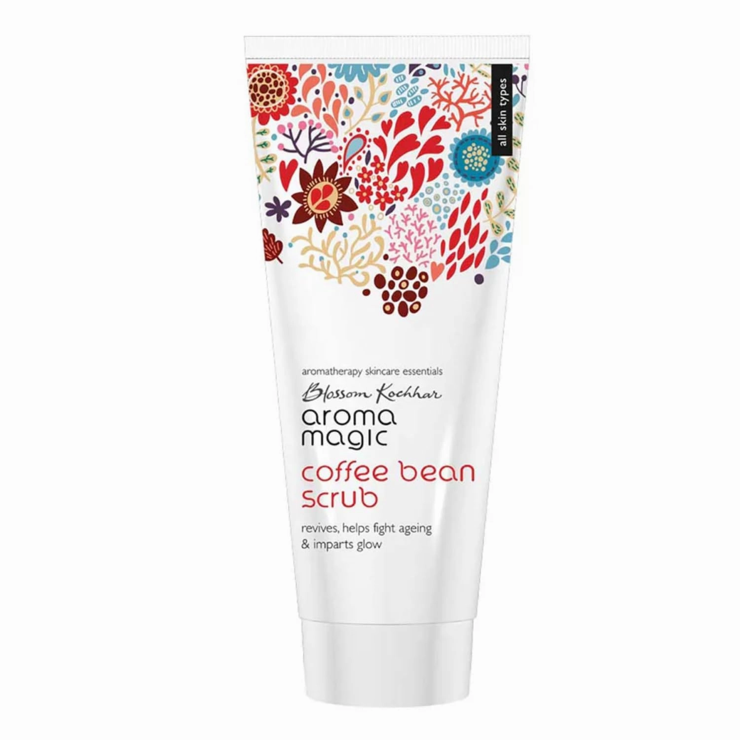 Coffee Bean Face Scrub | Revive Tired Skin with Shea Butter | Deep Cleansing Exfoliating Facial Scrub | Fights Wrinkles & Age Spots | 3.38 Fl Oz (100ml)